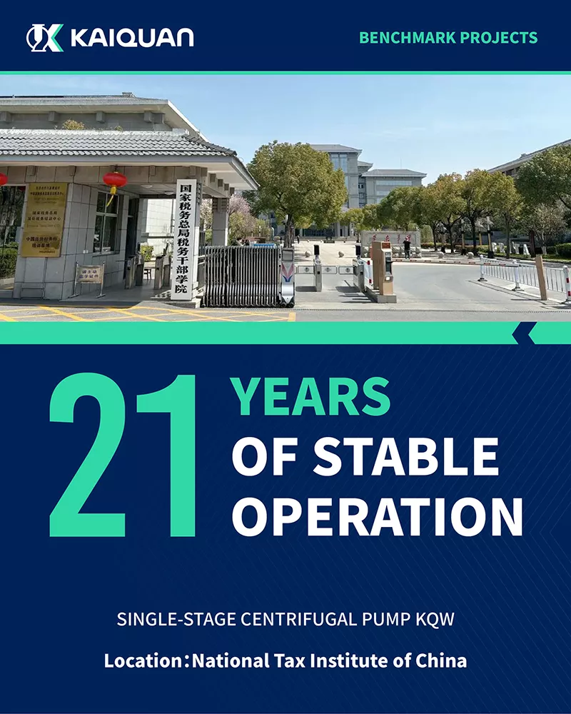 Kaiquan KQW Single-Stage Pumps Deliver 21 Years Stable Service at National Tax Institute2.jpg