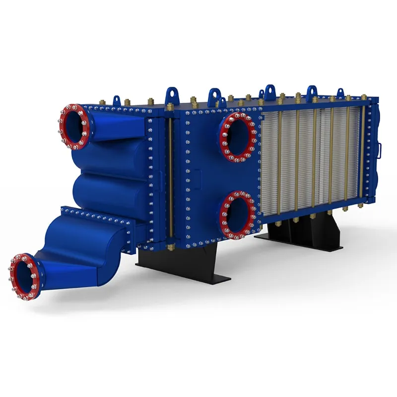 Wide Gap Welded Plate Heat Exchanger for Viscous Fluids