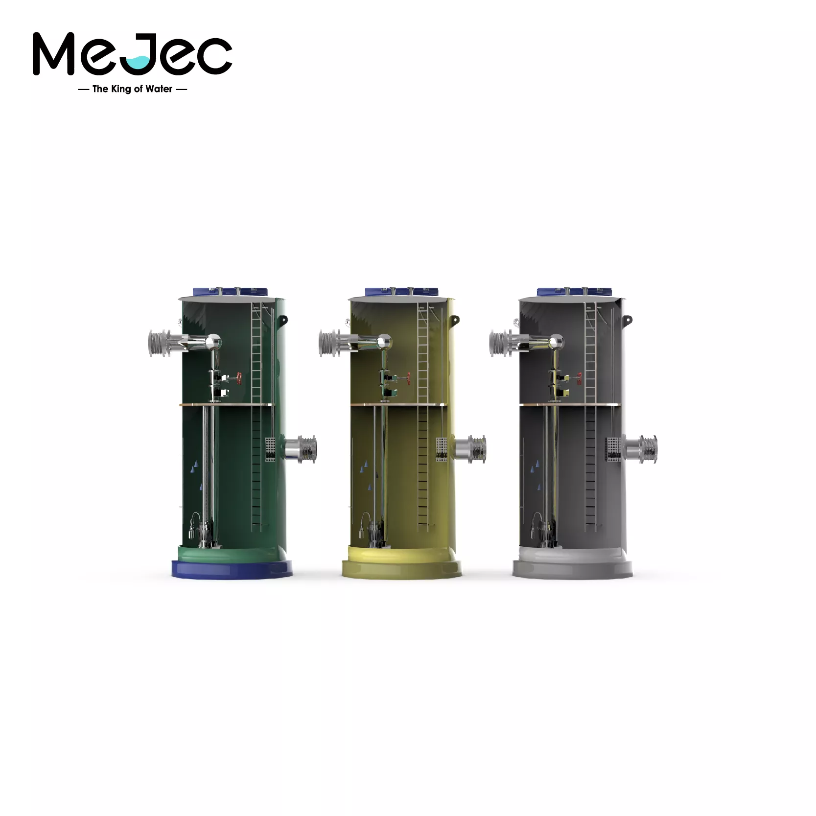 Package pumping station for sewage collection and transfer