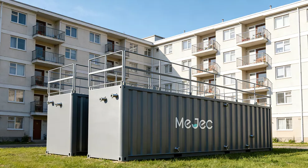 Student housing sewage treatment plant for university dormitories