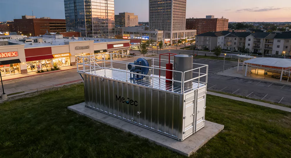 Mixed-use development sewage treatment system handling varied waste streams